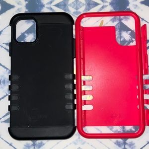 Protective Pink & Black IPhone 11 Case